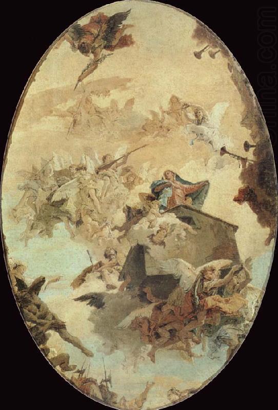 Miracle of the Holy House of Loreto, Giovanni Battista Tiepolo